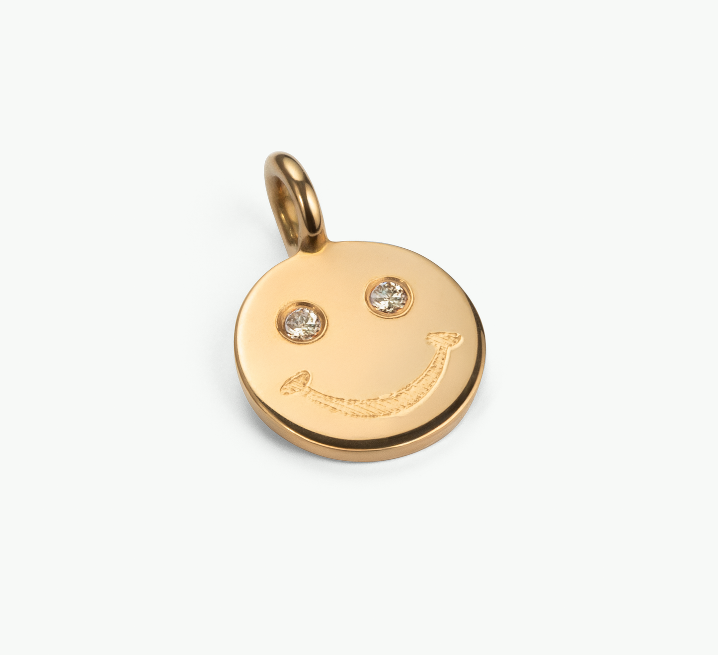 Pure Smile Ketten Anhänger - Schmuck aus recyceltem Gold mit Labordiamanten - The Good Bling Berlin