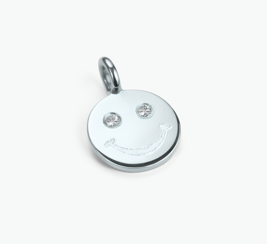 Pure Smile Ketten Anhänger - Schmuck aus recyceltem Gold mit Labordiamanten - The Good Bling Berlin