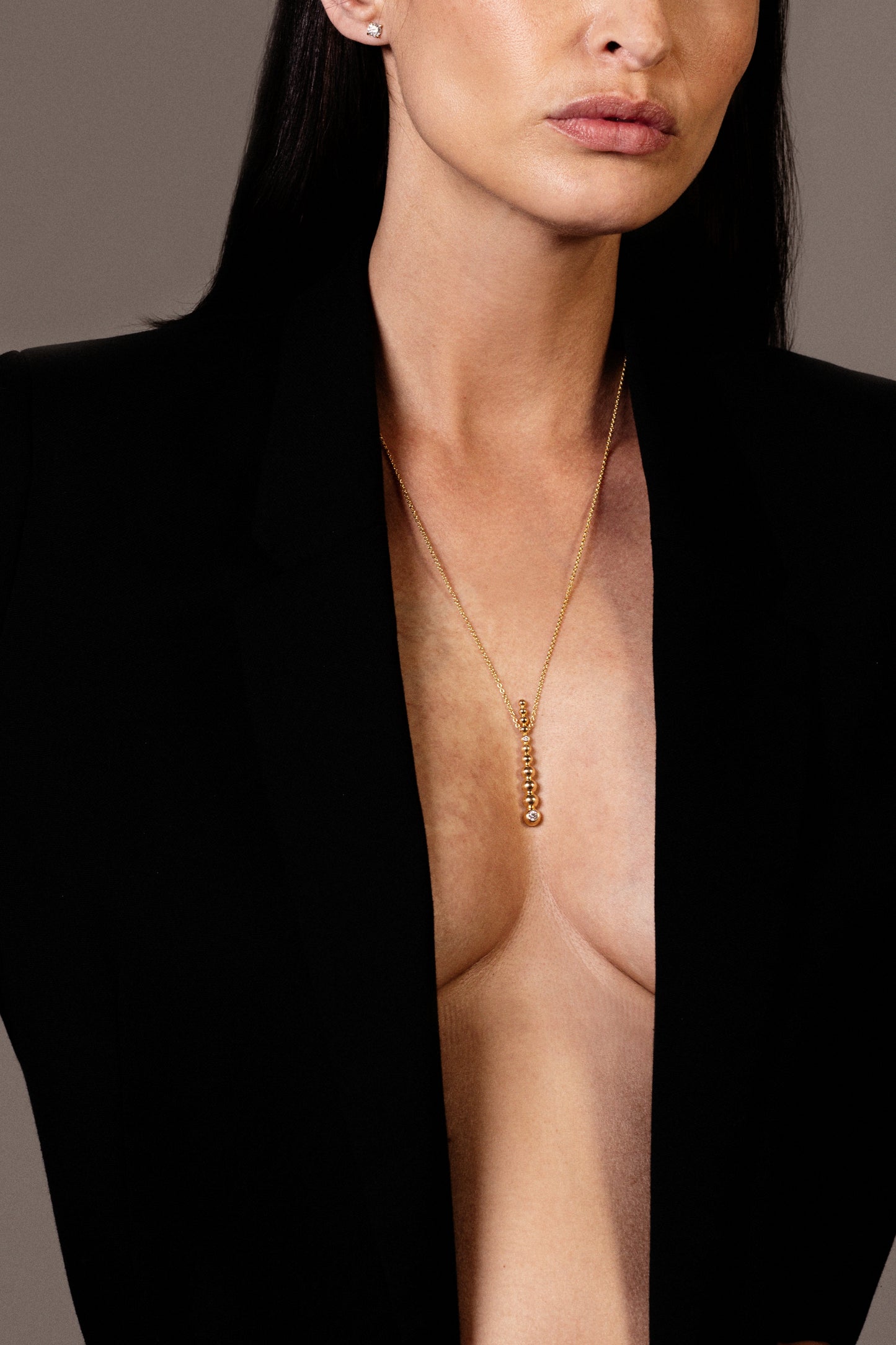 Ava Kette - Schmuck aus recyceltem Gold mit Labordiamanten - The Good Bling Berlin