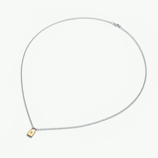 Love Lock Kette - Schmuck aus recyceltem Gold mit Labordiamanten - The Good Bling Berlin