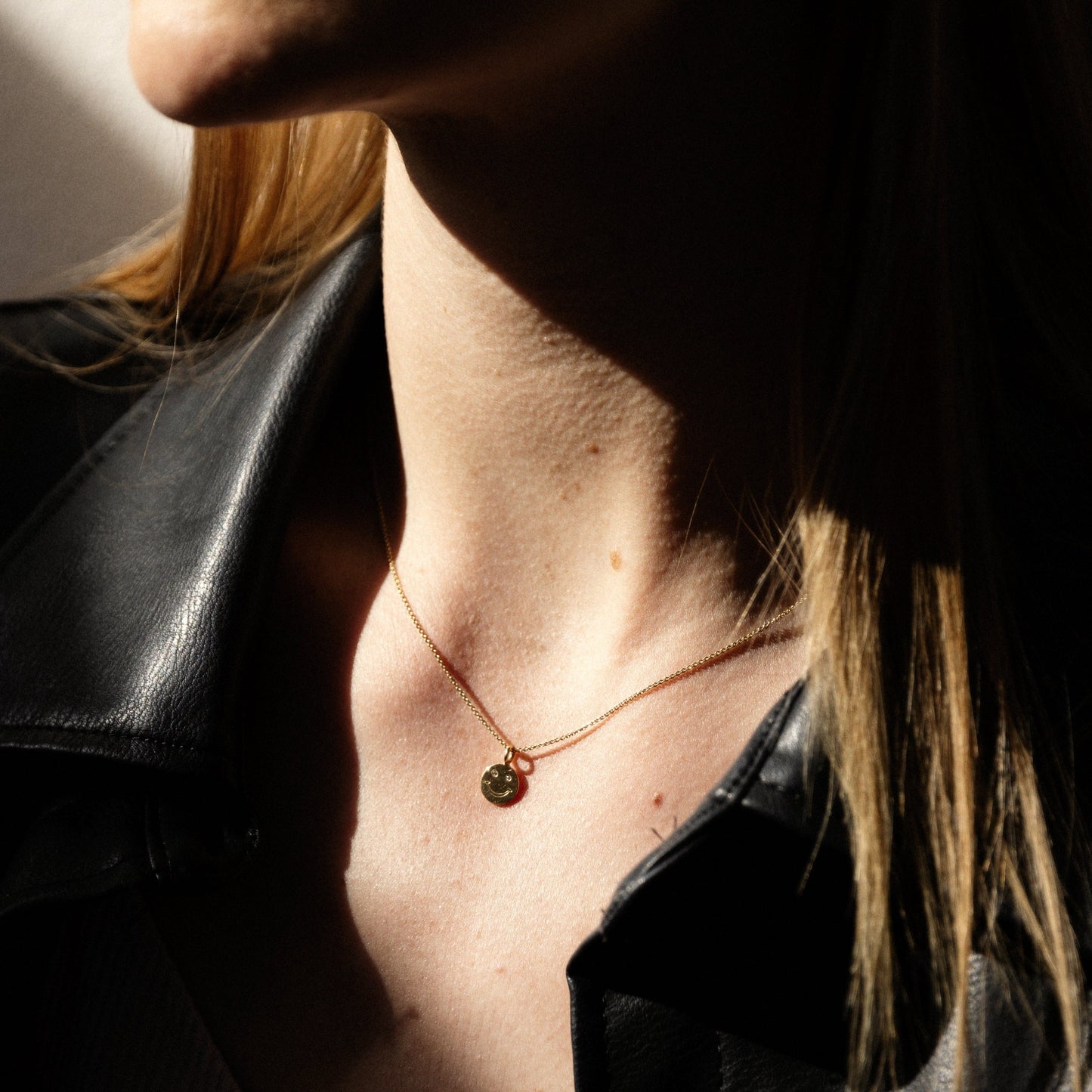 Golden Smile Kette - Schmuck aus recyceltem Gold mit Labordiamanten - The Good Bling Berlin