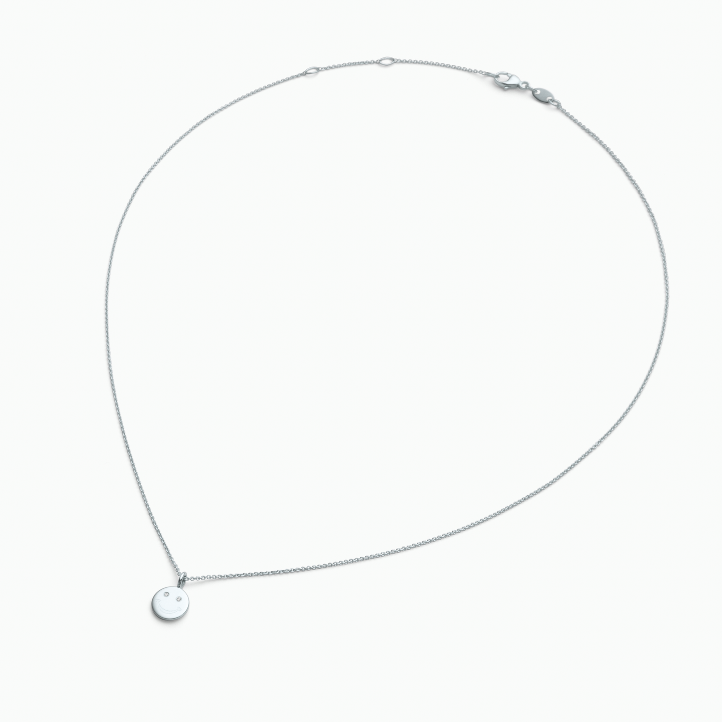Golden Smile Kette - Schmuck aus recyceltem Gold mit Labordiamanten - The Good Bling Berlin