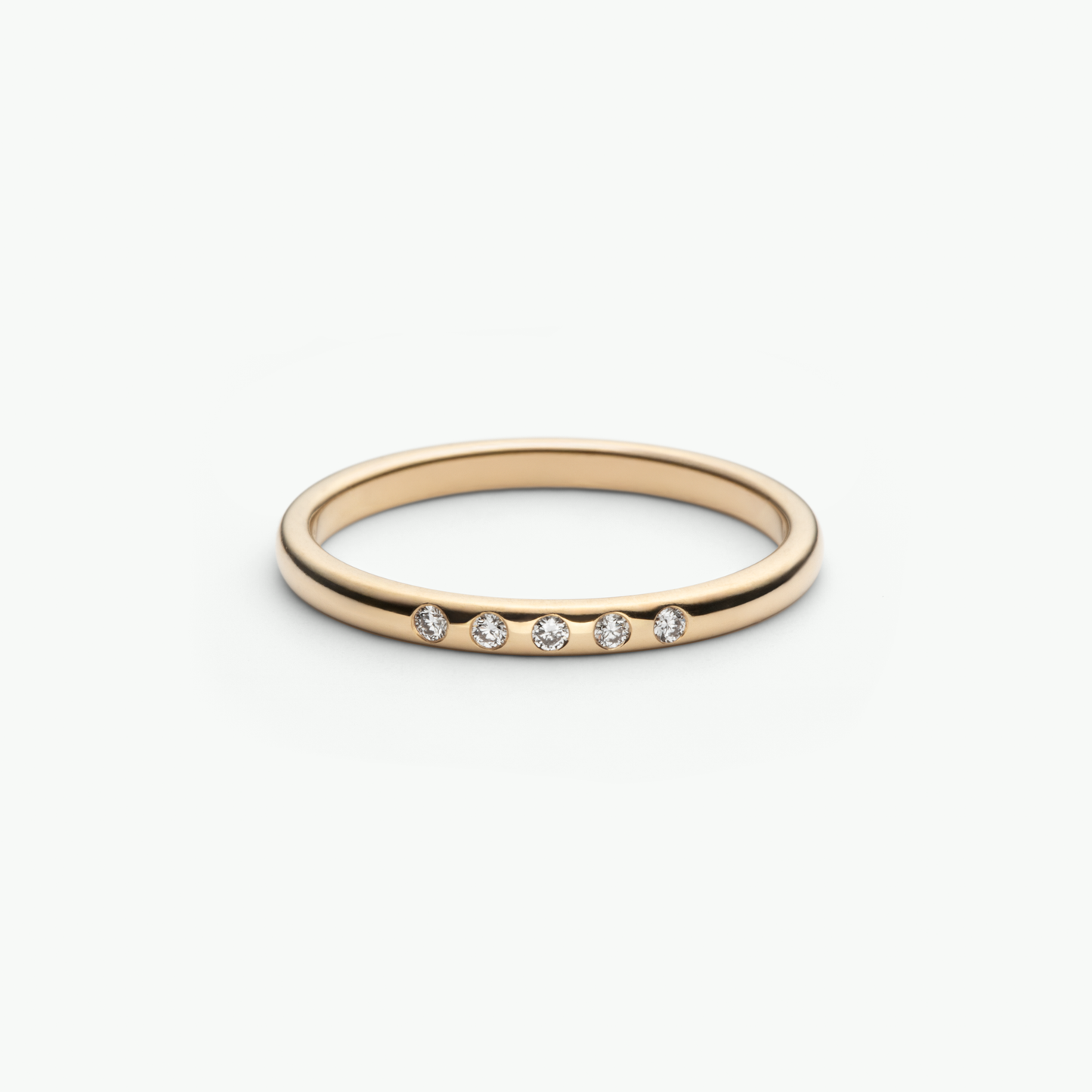 Kim Ring - Schmuck aus recyceltem Gold mit Labordiamanten - The Good Bling Berlin