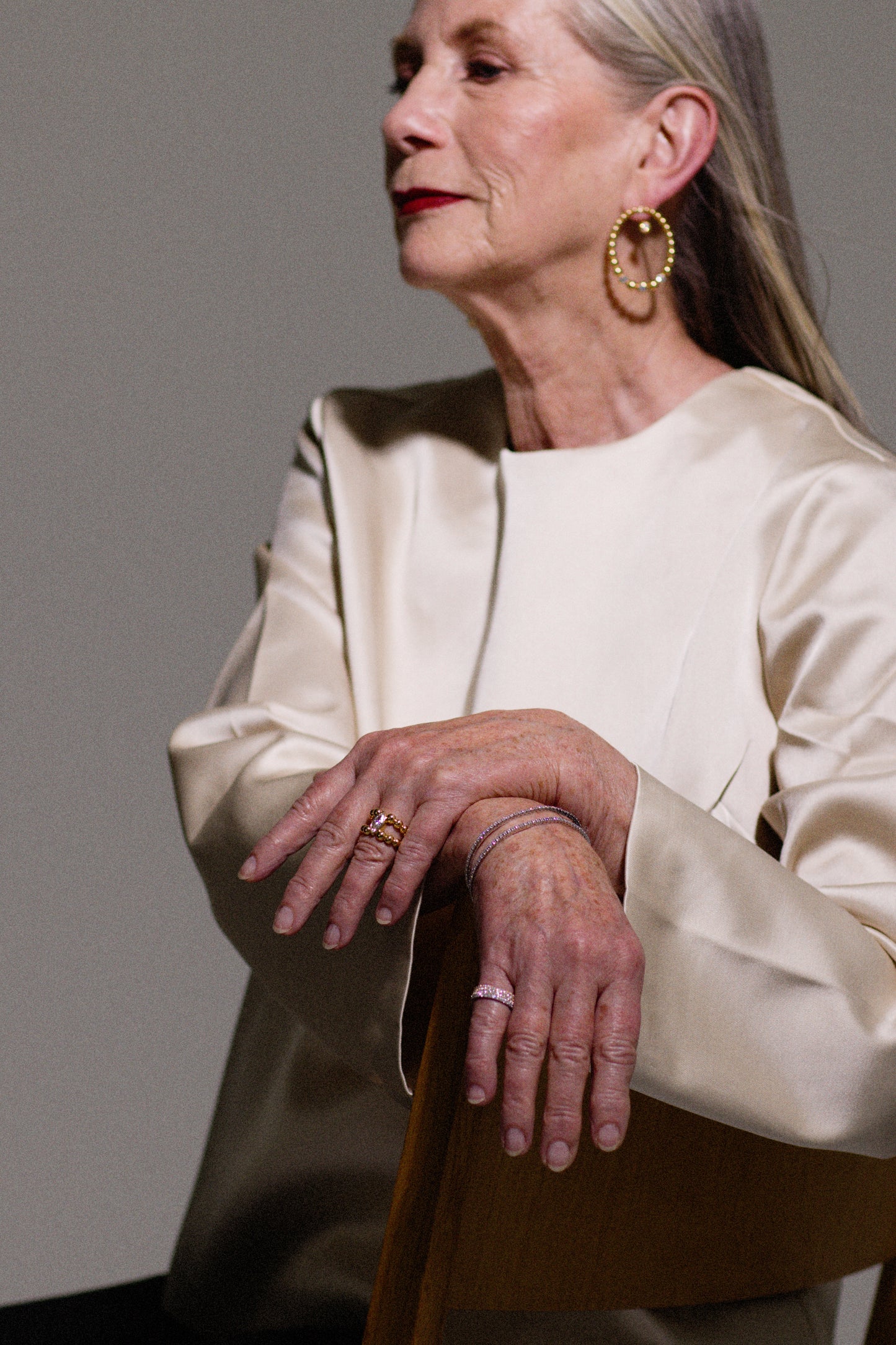 Pippa Ring Marquise - Schmuck aus recyceltem Gold mit Labordiamanten - The Good Bling Berlin