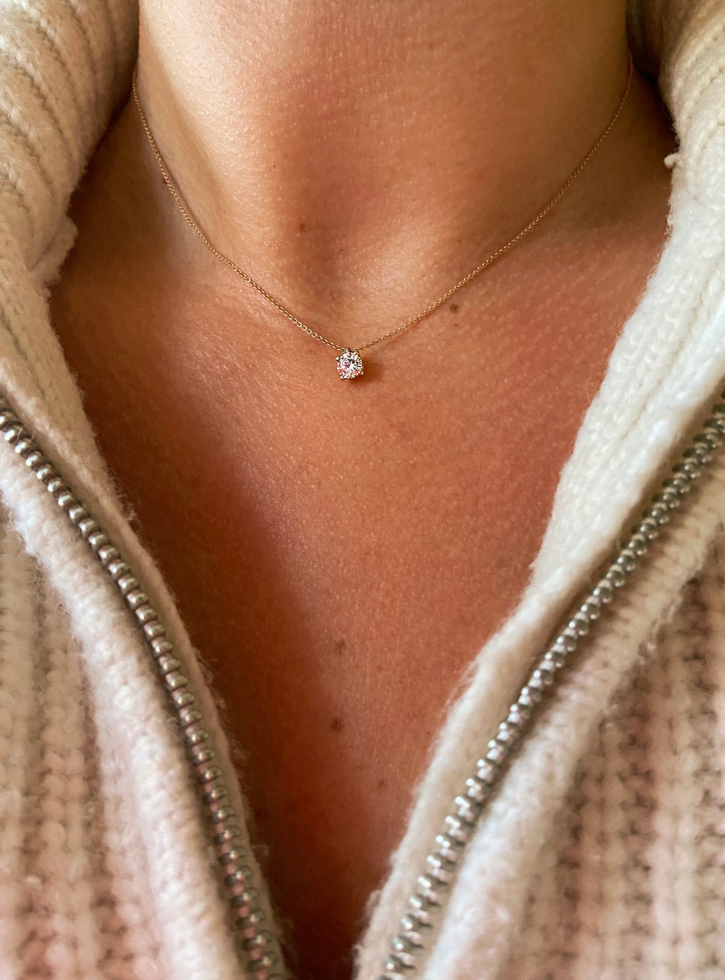 Bella Kette - Schmuck aus recyceltem Gold mit Labordiamanten - The Good Bling Berlin