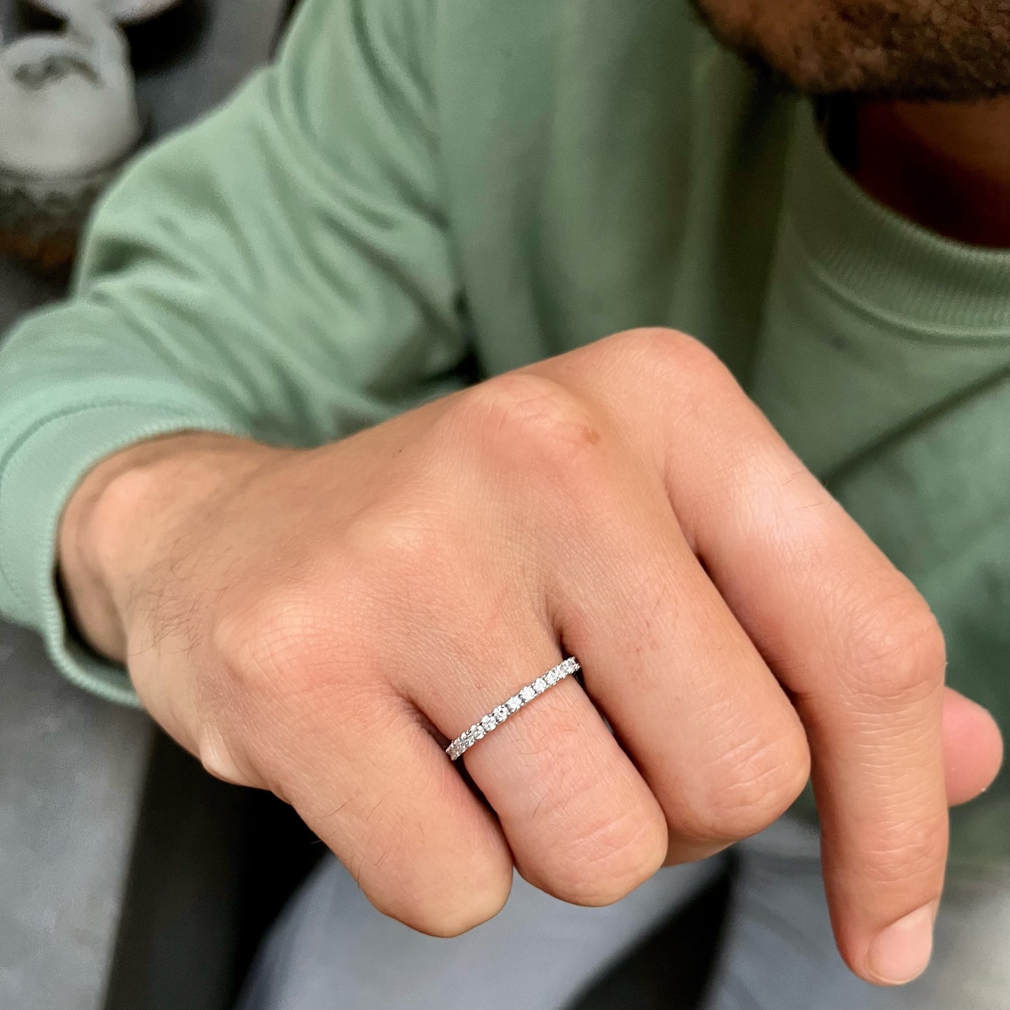 Harry Ring - Schmuck aus recyceltem Gold mit Labordiamanten - The Good Bling Berlin