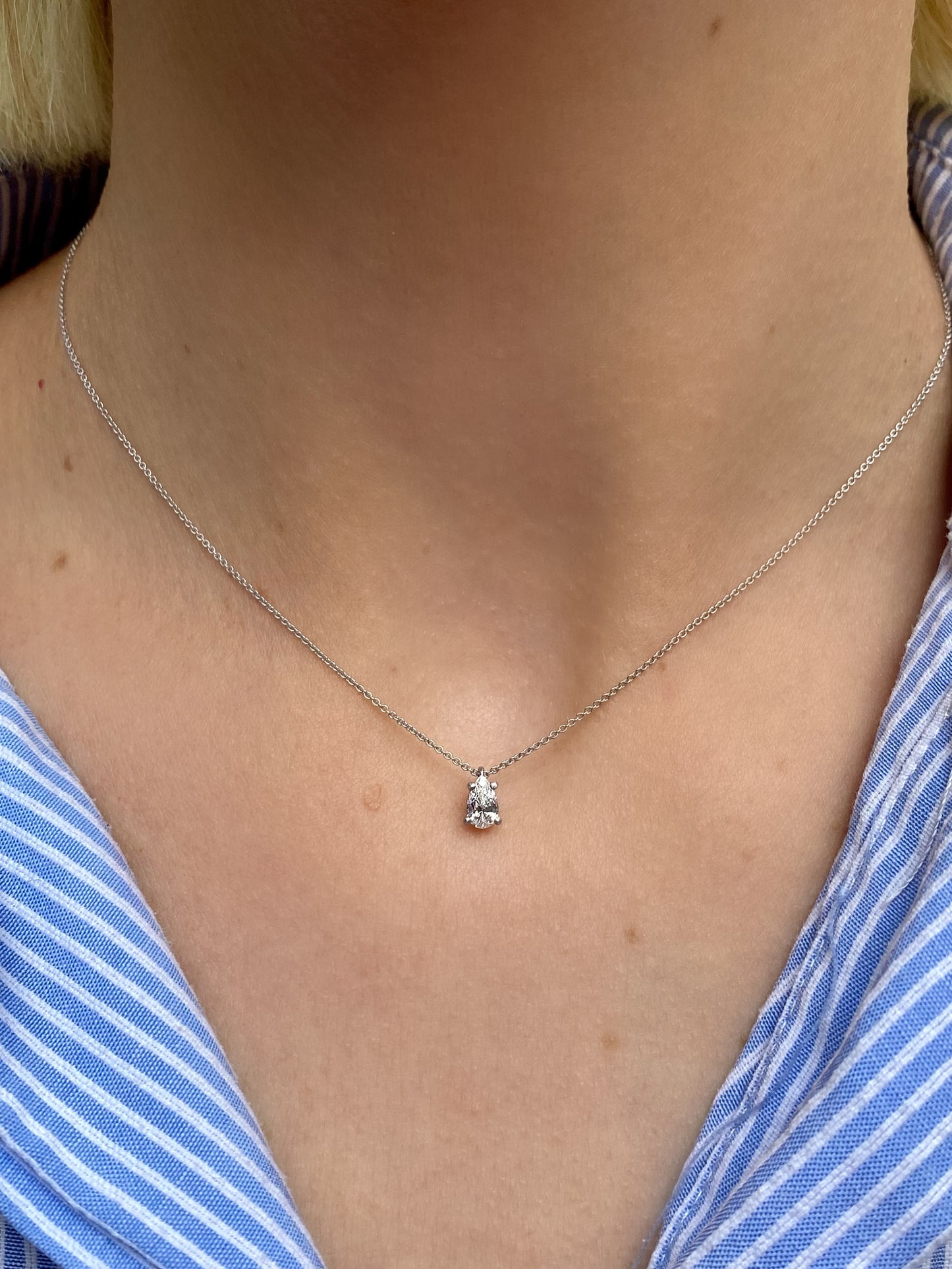 Zoe Kette - Schmuck aus recyceltem Gold mit Labordiamanten - The Good Bling Berlin