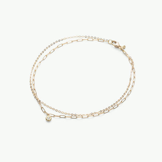 Elfi Armband - Schmuck aus recyceltem Gold mit Labordiamanten - The Good Bling Berlin