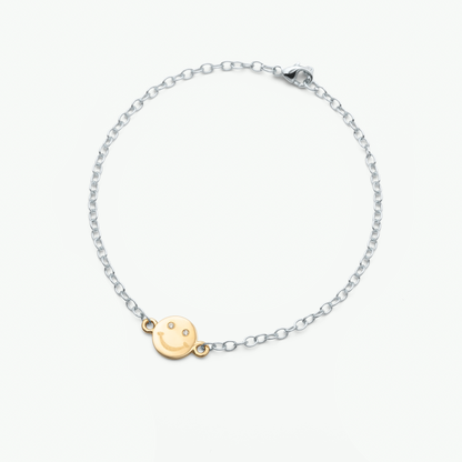 Playful Smile Armband Silber - Schmuck aus recyceltem Gold mit Labordiamanten - The Good Bling Berlin
