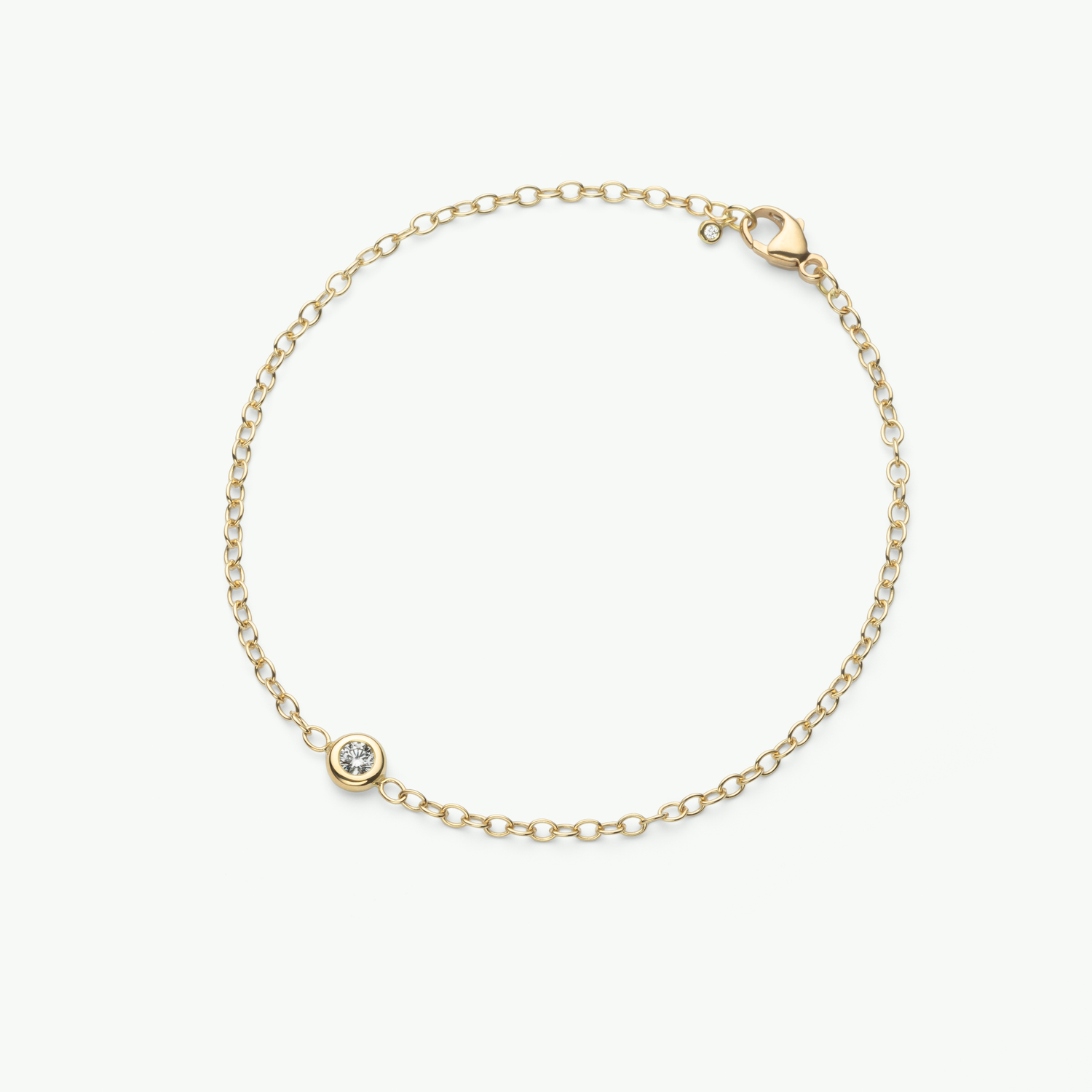 Tilda Armband - Schmuck aus recyceltem Gold mit Labordiamanten - The Good Bling Berlin