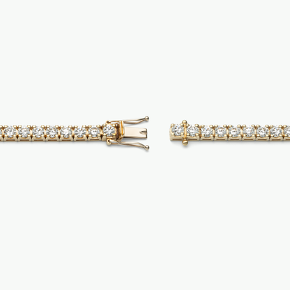 Billie Tennisarmband - Schmuck aus recyceltem Gold mit Labordiamanten - The Good Bling Berlin