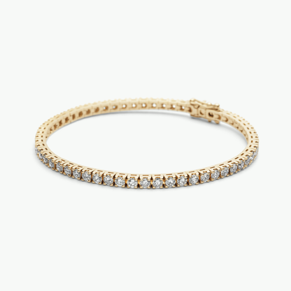 Billie Tennisarmband - Schmuck aus recyceltem Gold mit Labordiamanten - The Good Bling Berlin