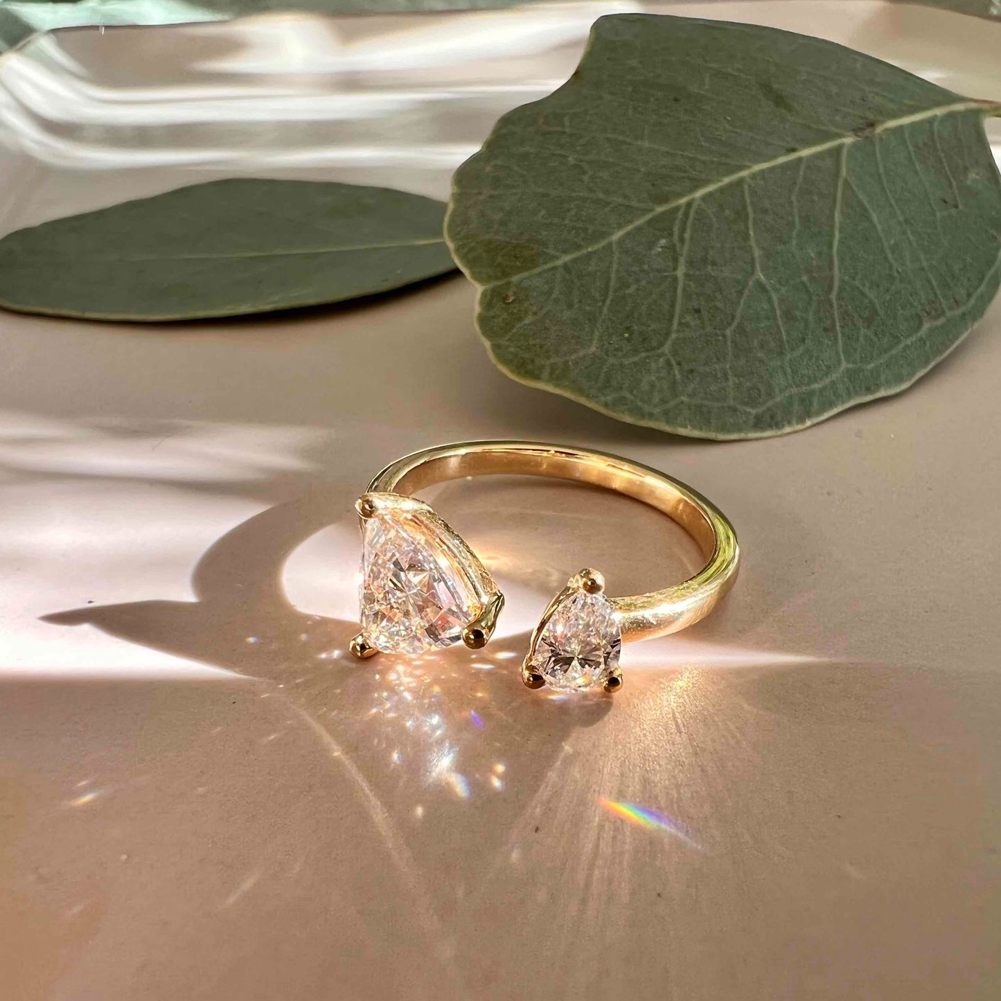 Stella Ring - Schmuck aus recyceltem Gold mit Labordiamanten - The Good Bling Berlin