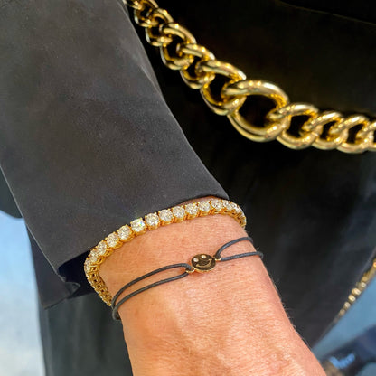 Easy Smile Armband - Schmuck aus recyceltem Gold mit Labordiamanten - The Good Bling Berlin